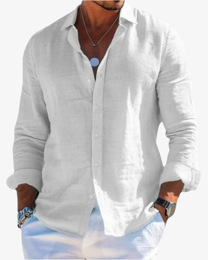 Camicia in Lino Signature